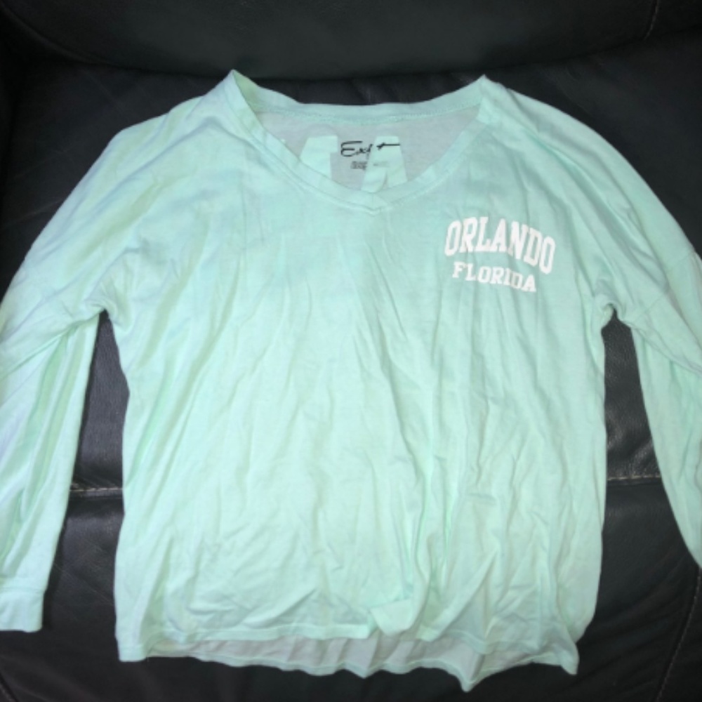 Mint Green Orlando Long Sleeve Tshirt